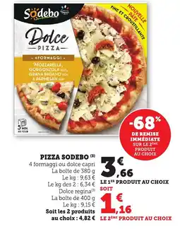 Maximarché SODEBO Pizza offre