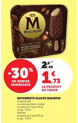 Maximarché MAGNUM Batonnets glaces offre