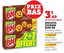 Maximarché MINI BN Biscuits fourres offre