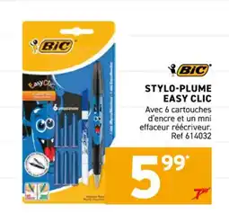 Trafic BIC Stylo-plume easy clic offre