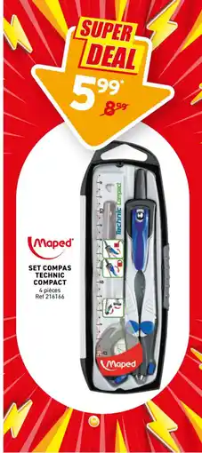 Trafic MAPED Set compas technic compact offre