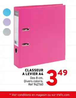 Trafic Classeur a levier a4 offre