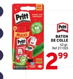 Trafic PRITT Baton de colle offre