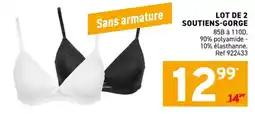 Trafic Lot de 2 soutiens-gorge offre