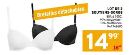 Trafic Lot de 2 soutiens-gorge offre