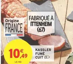 Intermarché Hyper Kassler fumé cuit offre