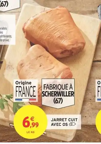 Intermarché Hyper Jarret cuit avec os offre