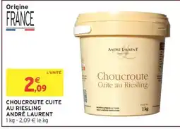 Intermarché Hyper ANDRÉ LAURENT Choucroute cuite au riesling offre