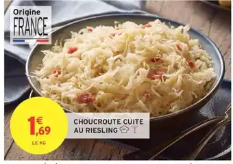 Intermarché Hyper Choucroute cuite au riesling offre