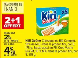 Carrefour KIRI Goûter offre