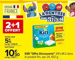 Carrefour KIRI Offre Découverte offre