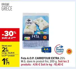 Carrefour CARREFOUR EXTRA Feta A.O.P offre