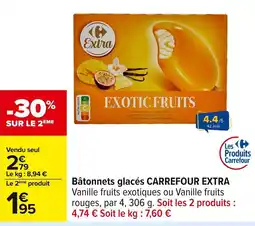 Carrefour CARREFOUR EXTRA Bâtonnets glacés offre
