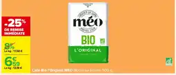 Carrefour MEO Café Bio l'Original offre