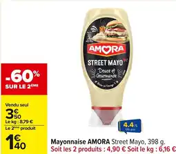 Carrefour AMORA Mayonnaise offre