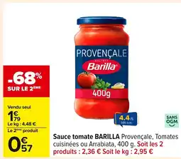 Carrefour BARILLA Sauce tomate offre