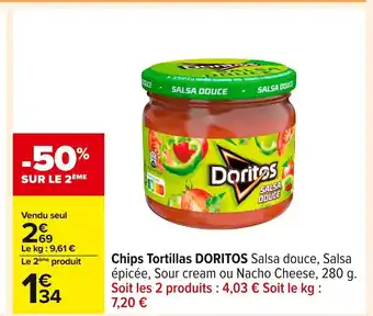 Carrefour DORITOS Chips Tortillas offre