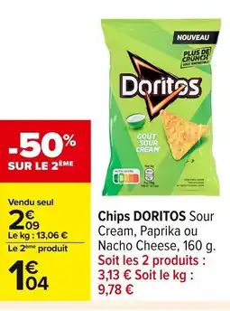 Carrefour DORITOS Chips offre