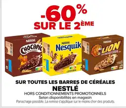 Carrefour NESTLÉ Sur toutes les barres de céréales offre