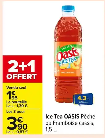 Carrefour OASIS Ice Tea offre
