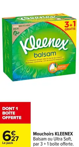 Carrefour KLEENEX Mouchoirs offre