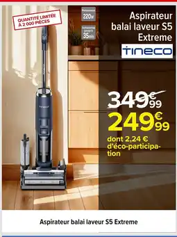 Carrefour Aspirateur balai laveur S5 Extreme offre