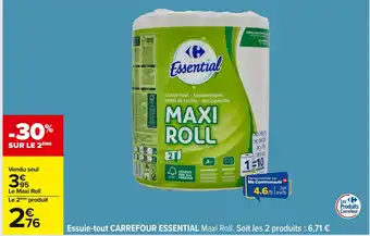 Carrefour CARREFOUR ESSENTIAL Essuie-tout offre
