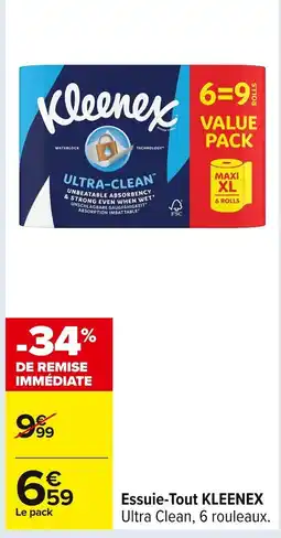 Carrefour KLEENEX Essuie-tout offre