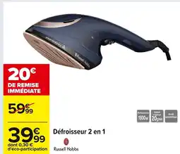 Carrefour Défroisseur 2 en 1 offre