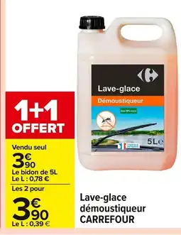 Carrefour CARREFOUR Lave-glace démoustiqueur offre