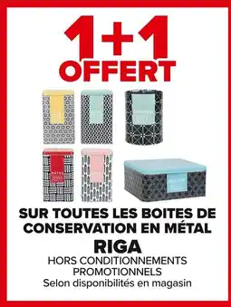 Carrefour Sur toutes les boites de conservation en métal offre