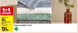 Carrefour Linge de toilette Luna offre