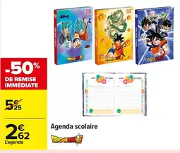 Carrefour Agenda scolaire offre