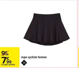Carrefour Jupe cycliste femme offre