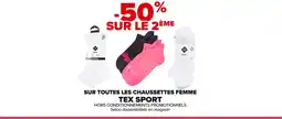 Carrefour Sur toutes les chaussettes femme offre