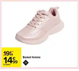 Carrefour Basket femme offre