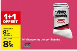 Carrefour Mi-chaussettes de sport homme offre