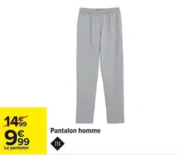 Carrefour Pantalon homme offre