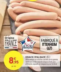 Intermarché Knack d'Alsace offre