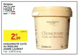 Intermarché CHOUCROUTE CUITE AU RIESLING ANDRÉ LAURENT offre