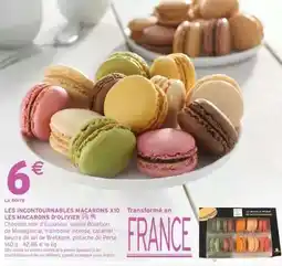 Intermarché LES INCONTOURNABLES MACARONS X10 LES MACARONS D'OLIVIER offre