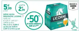 Intermarché BIÈRE NEIPA BRASSERIE LICORNE offre