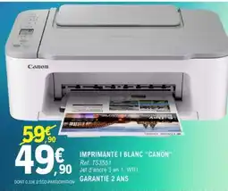 E.Leclerc IMPRIMANTE I BLANC “CANON” offre