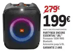 E.Leclerc PARTYBOX ENCORE ESSENTIAL “JBL” offre