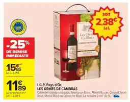 Carrefour LES ORMES DE CAMBRAS offre