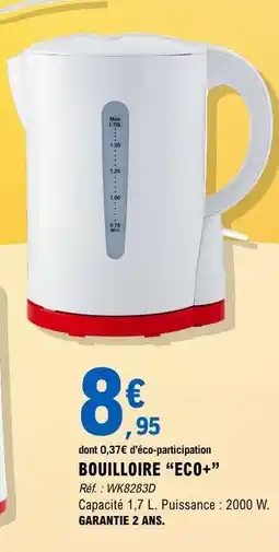 E.Leclerc Bouilloire ECO+ offre