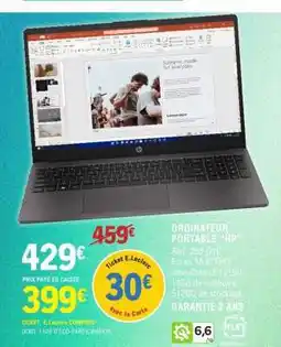 E.Leclerc Ordinateur portable HP offre