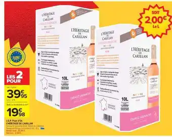 Carrefour L'HÉRITAGE DE CARILLAN offre