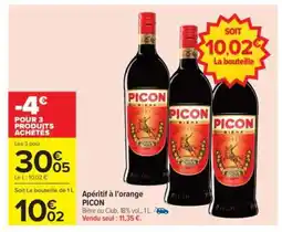 Carrefour APÉRITIF À L'ORANGE PICON offre