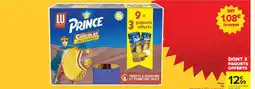 Carrefour Prince Chocolat Blé Complet offre